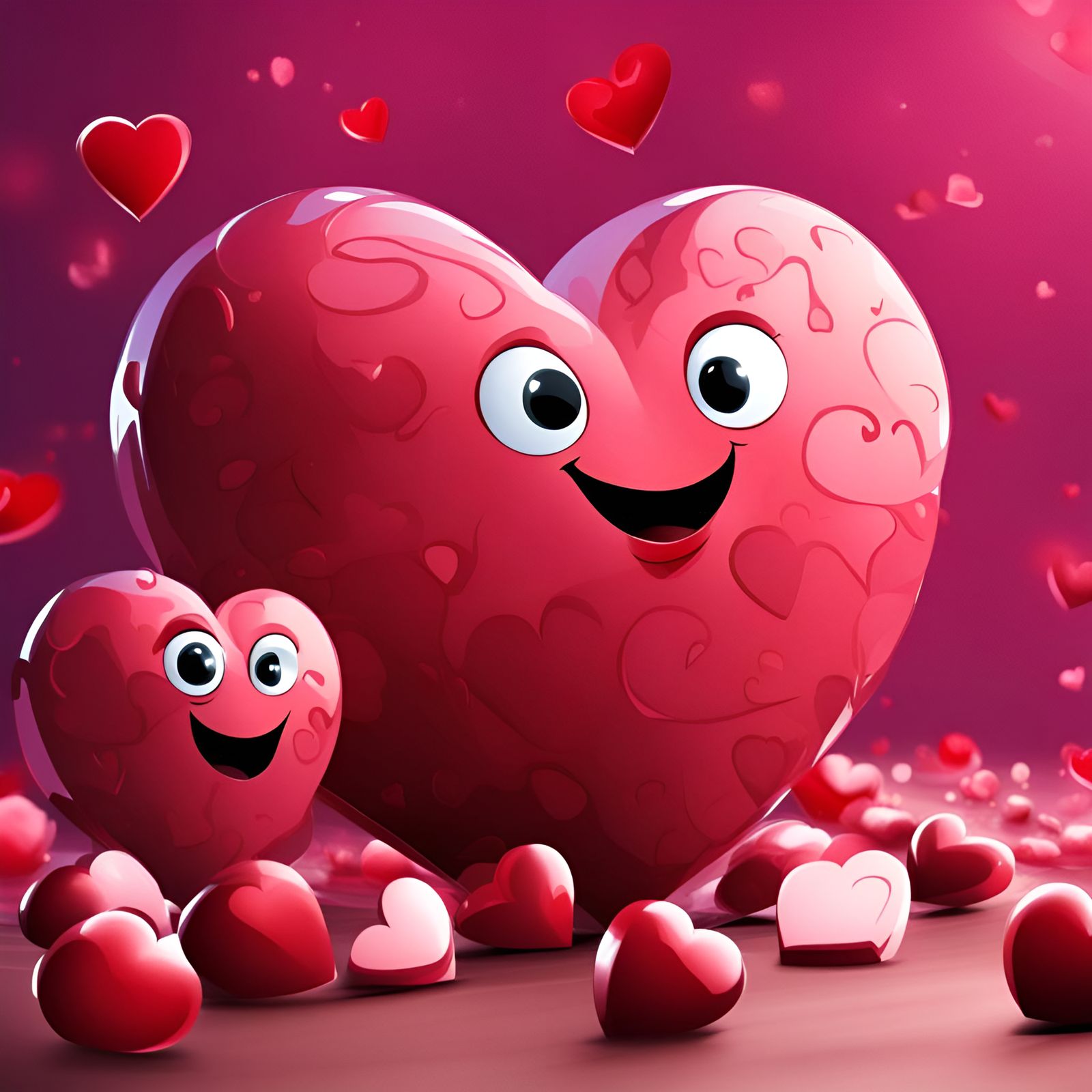 Festive Valentine's Day Background Design