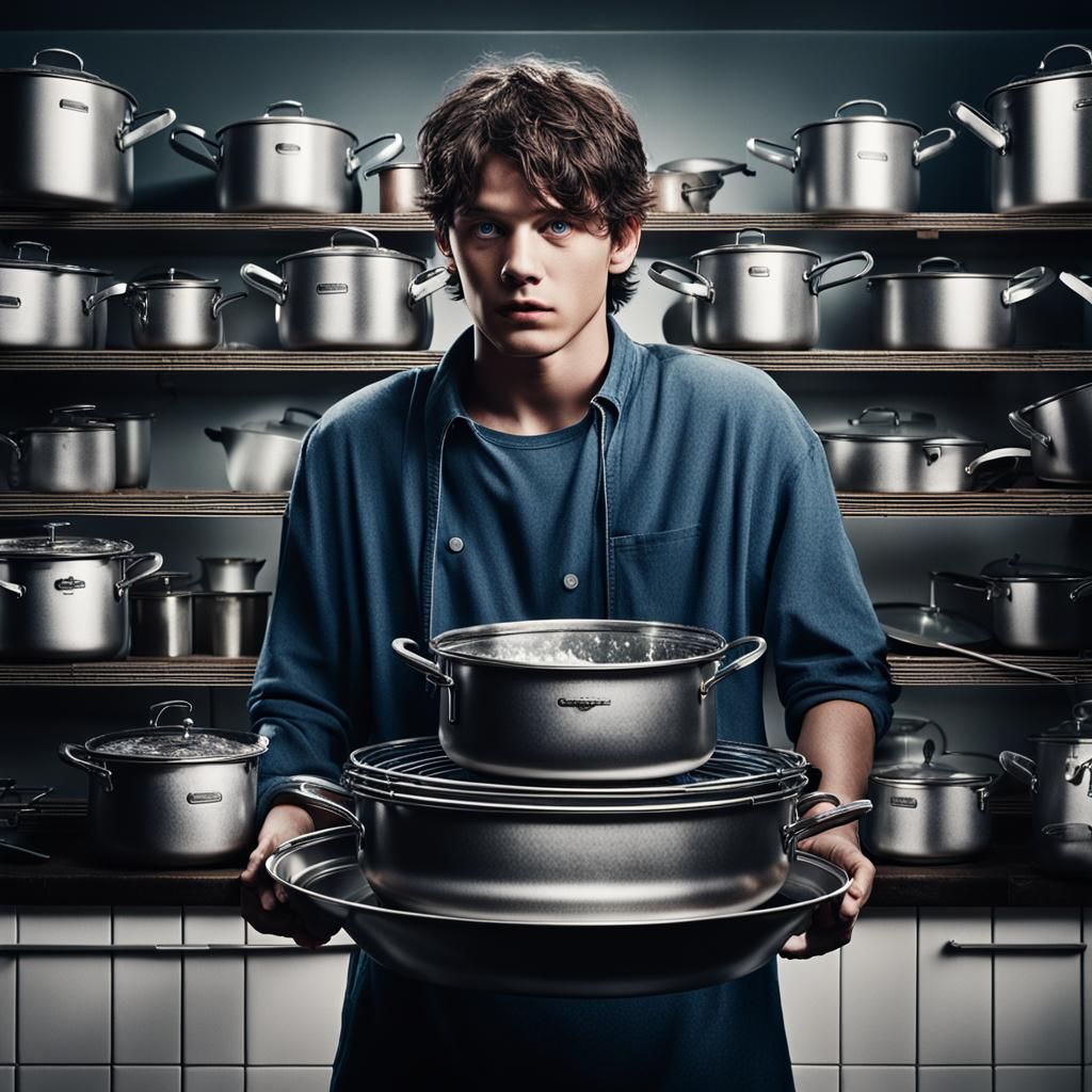 Ex-Boyband Star Sells Cookware, Hyperrealistic TV Still