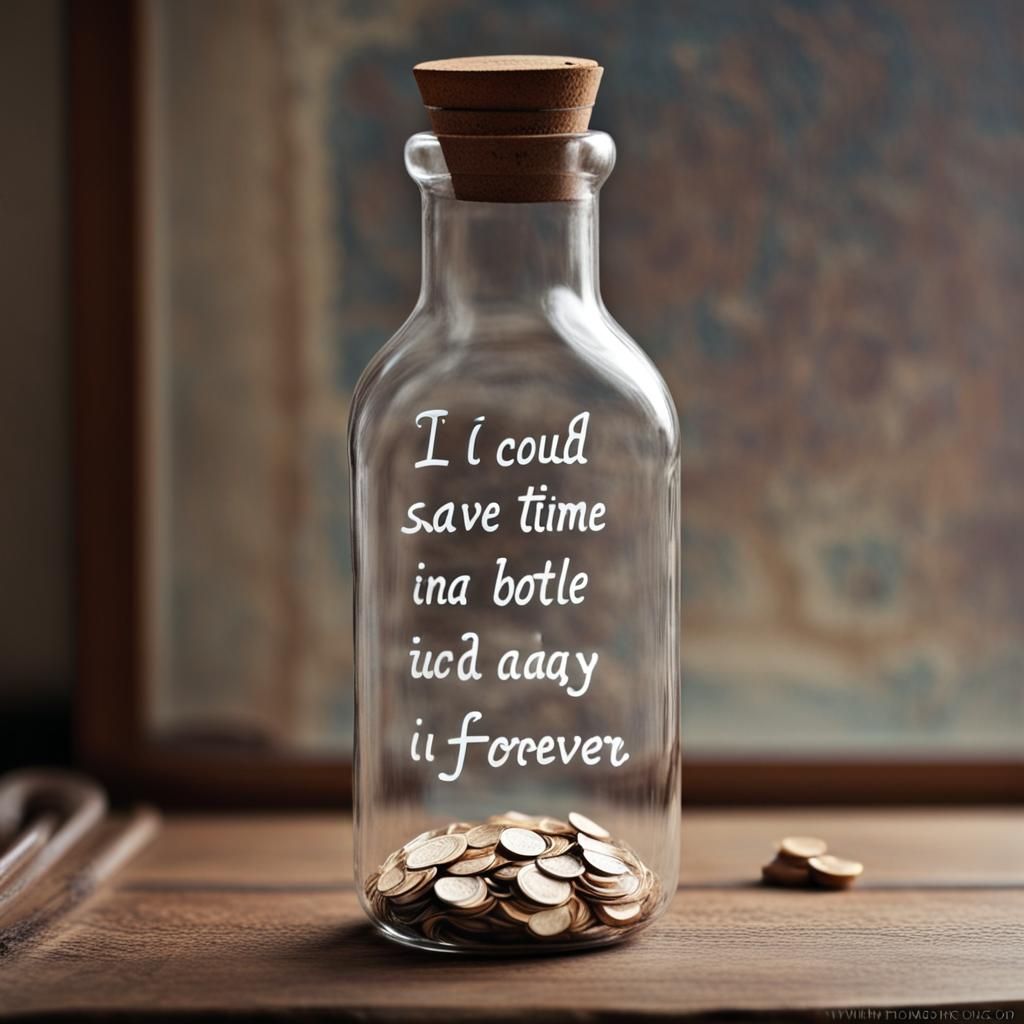 Time in a Bottle: A Surreal Dreamscape