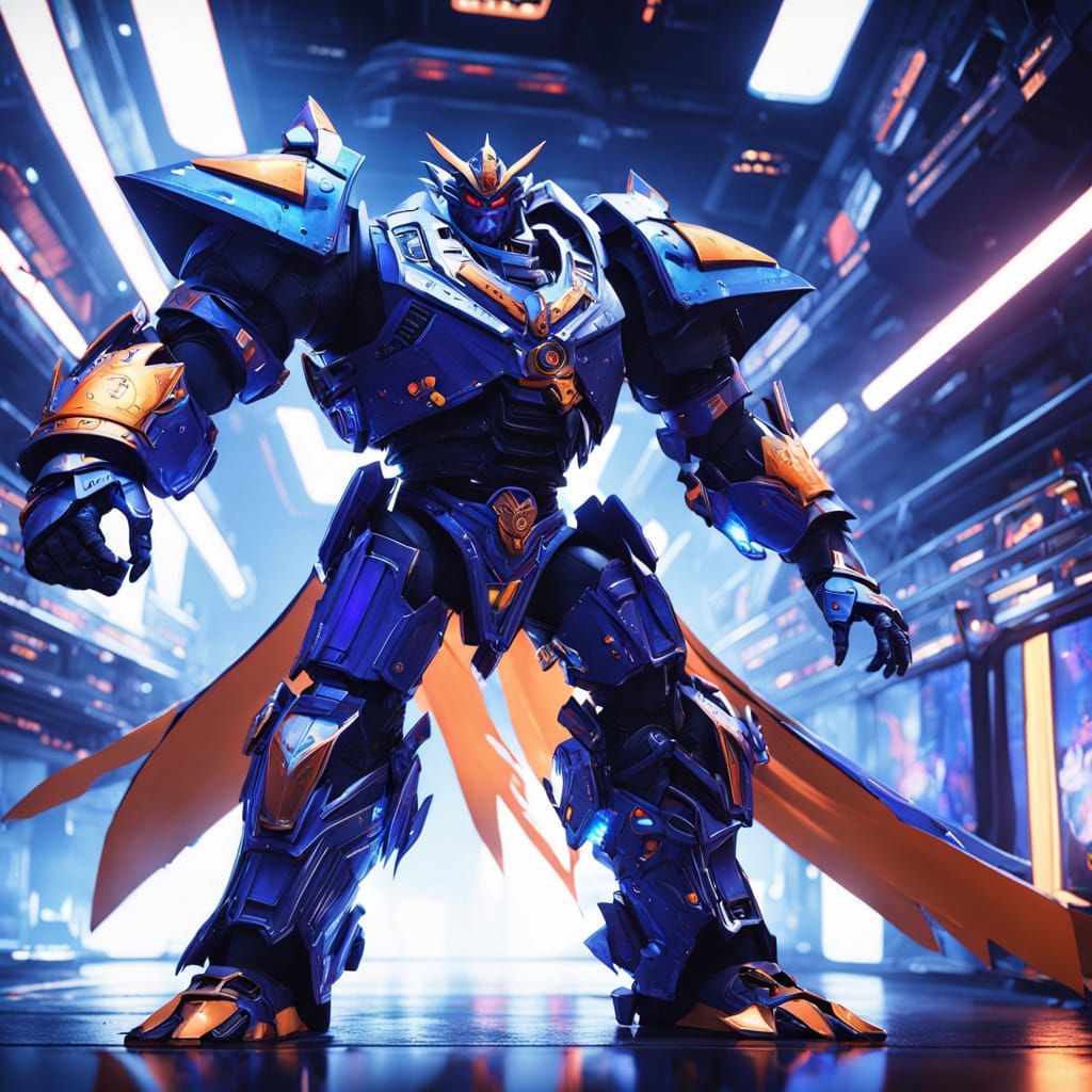 Emperor Zurg in Futuristic Armor: Cinematic Film Still