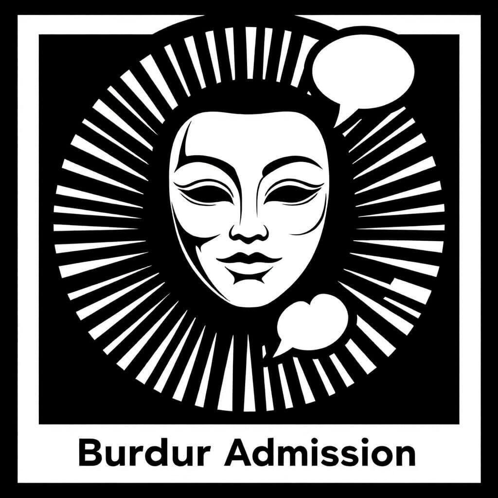 Monochrome Logo Design for Anonymous Confession Page