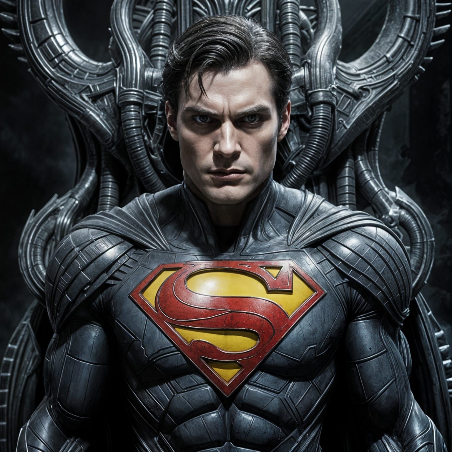 Superman by H. R. Giger