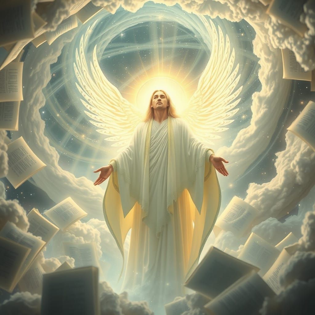 Divine Being amidst Celestial Vortex of Scripture