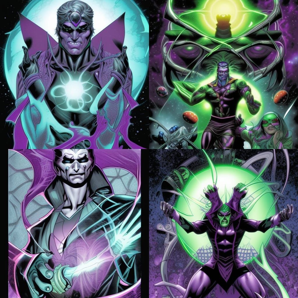 Eclipso Comic Book Art: Smooth and Perfect