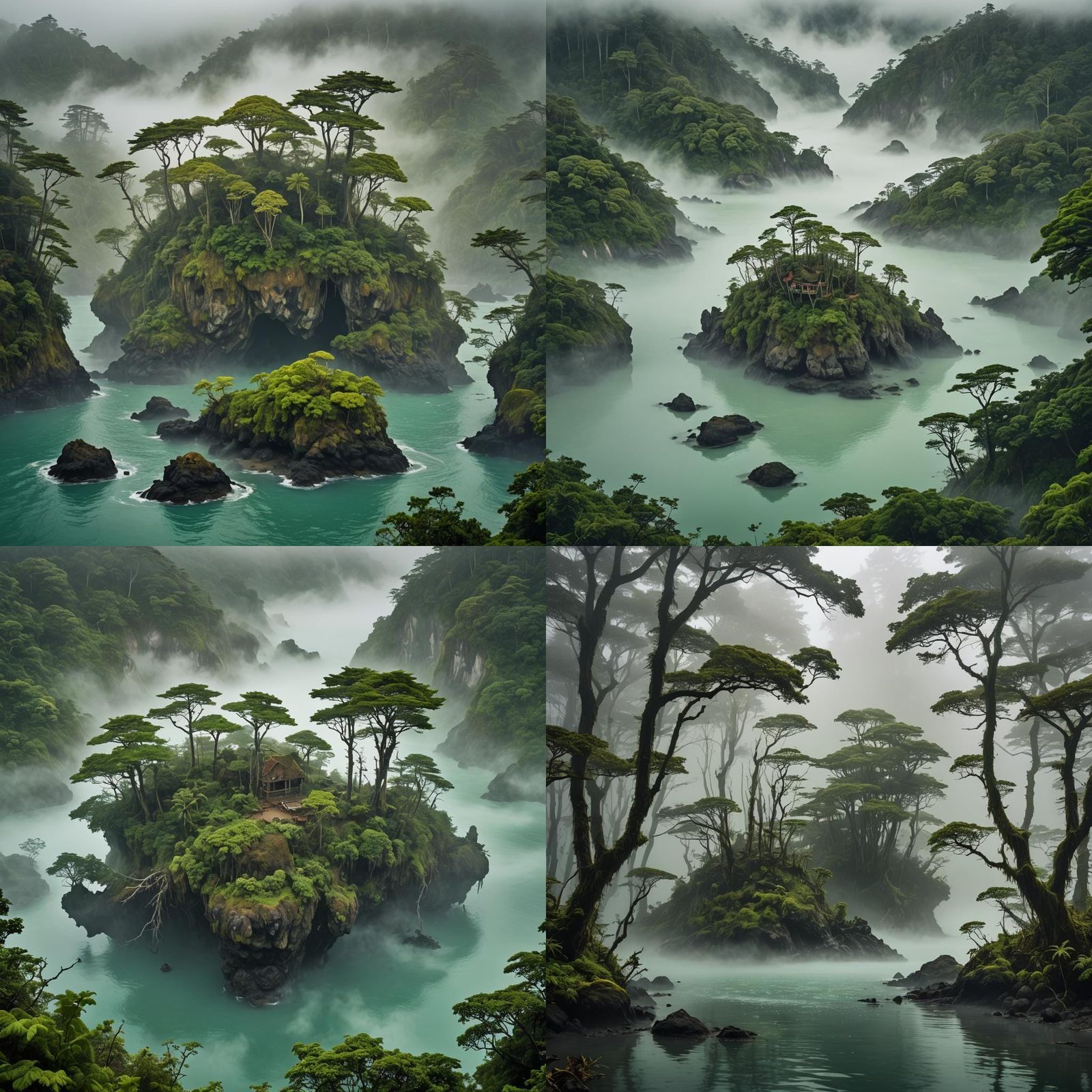 Mysterious Pacific Island of Forgetfulness: Fantasy Concept ...