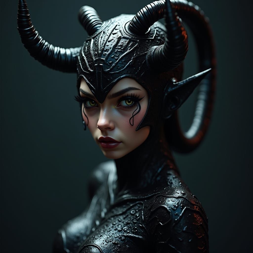 Devil Girl From Mars: 3D Anime Art