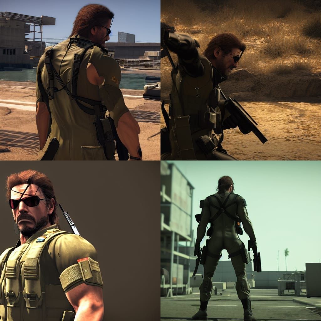 Metal Gear Solid V Photography with Bokeh