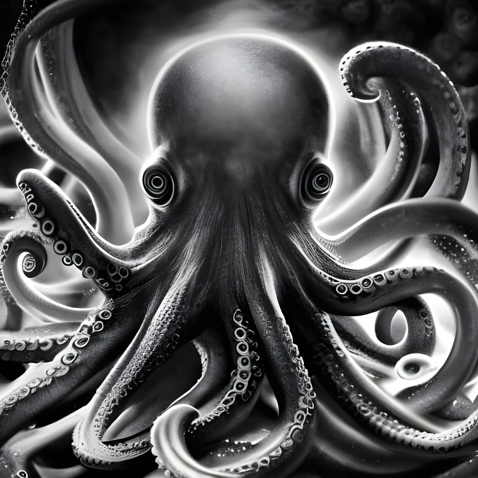 Monochromatic Octopus in Labyrinthine Ink Cloud