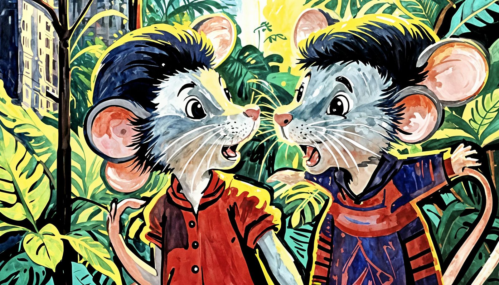 Mouse Couple on Avenida Paulista