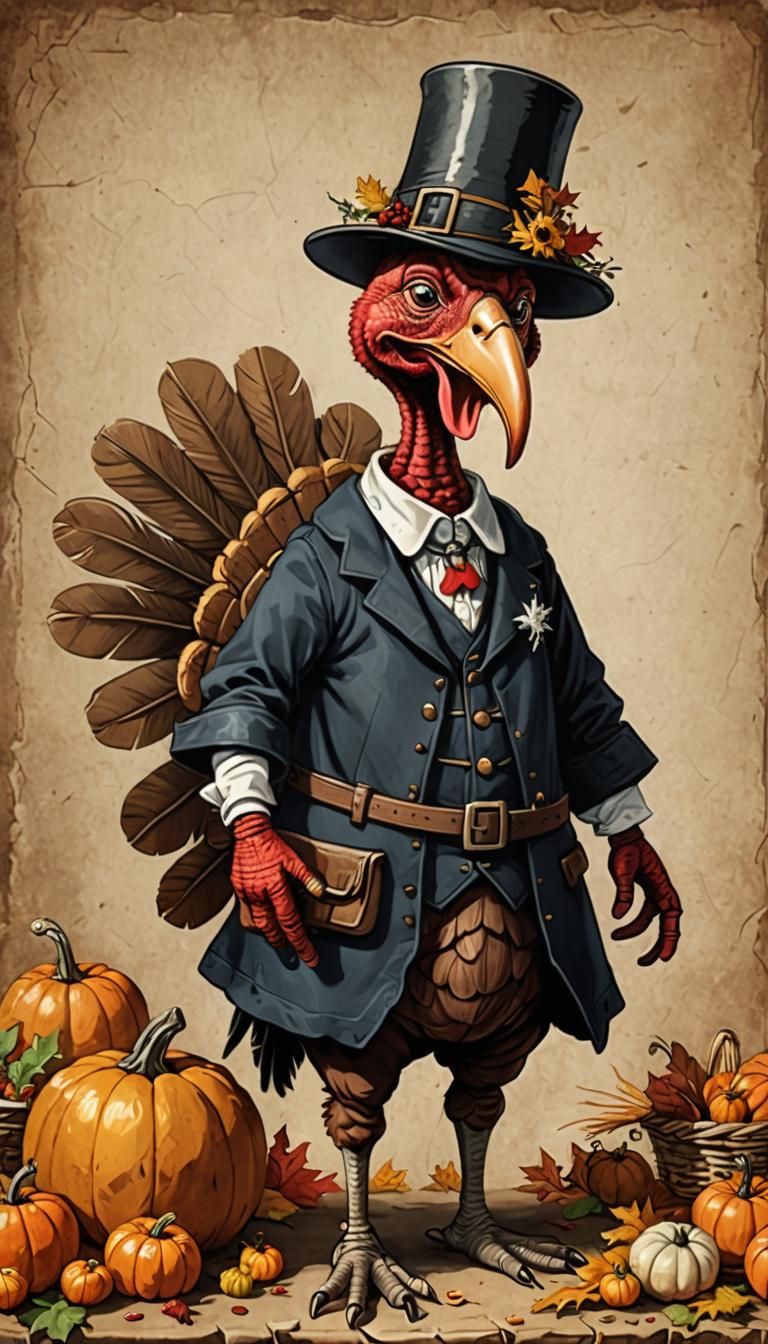 Pilgrim Turkey for Thanksgiving
