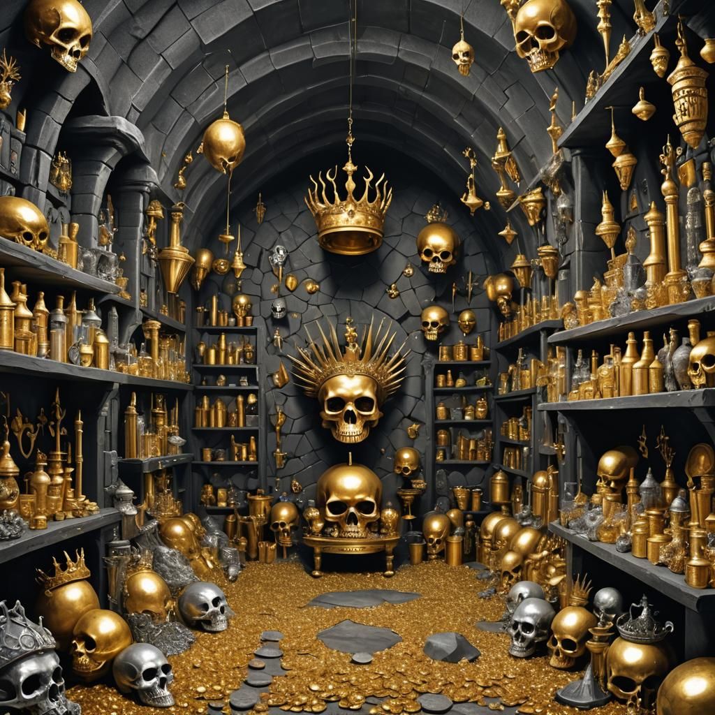 Lestrange Vault Interior: Harry Potter Concept Art
