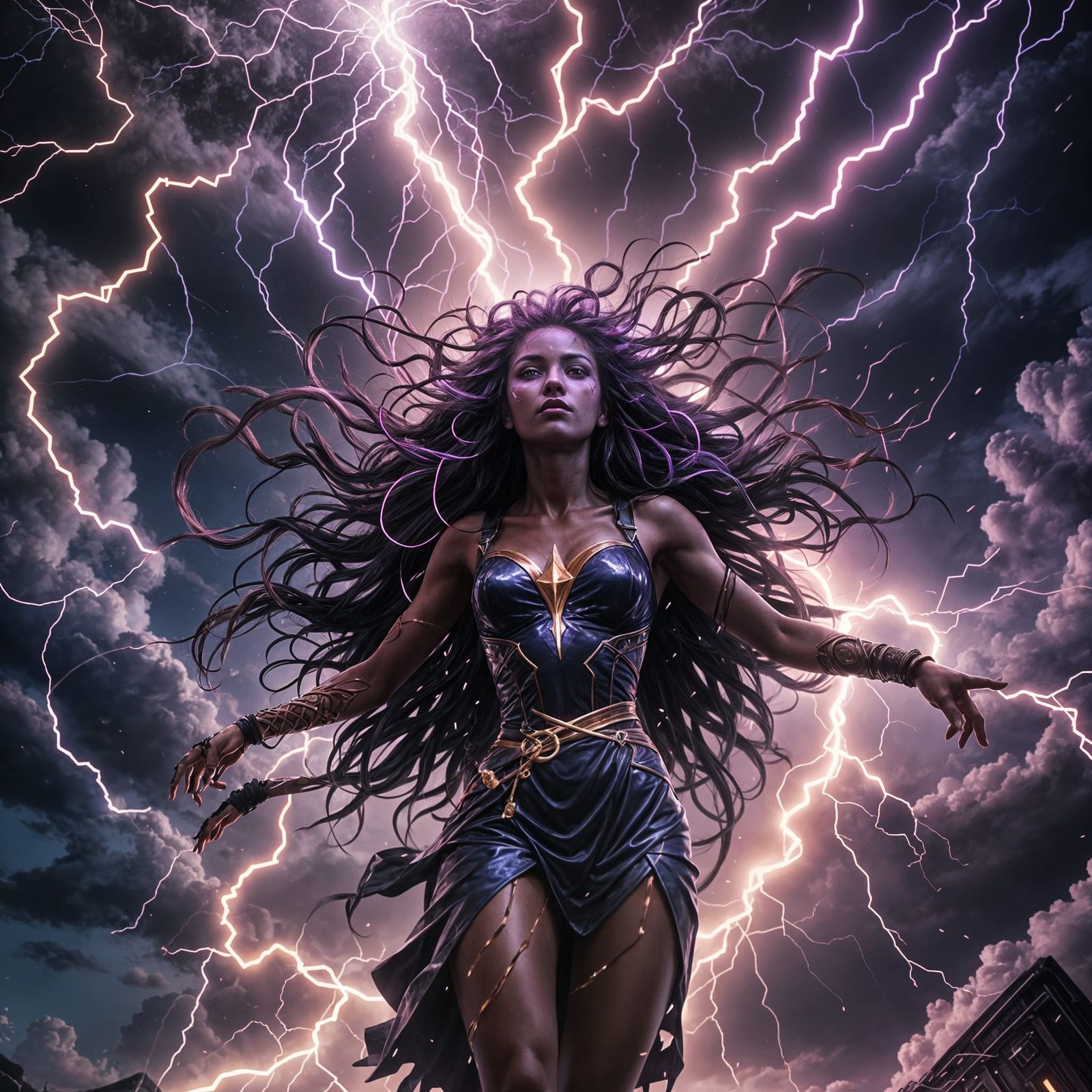 Void Goddess in Fierce Combat