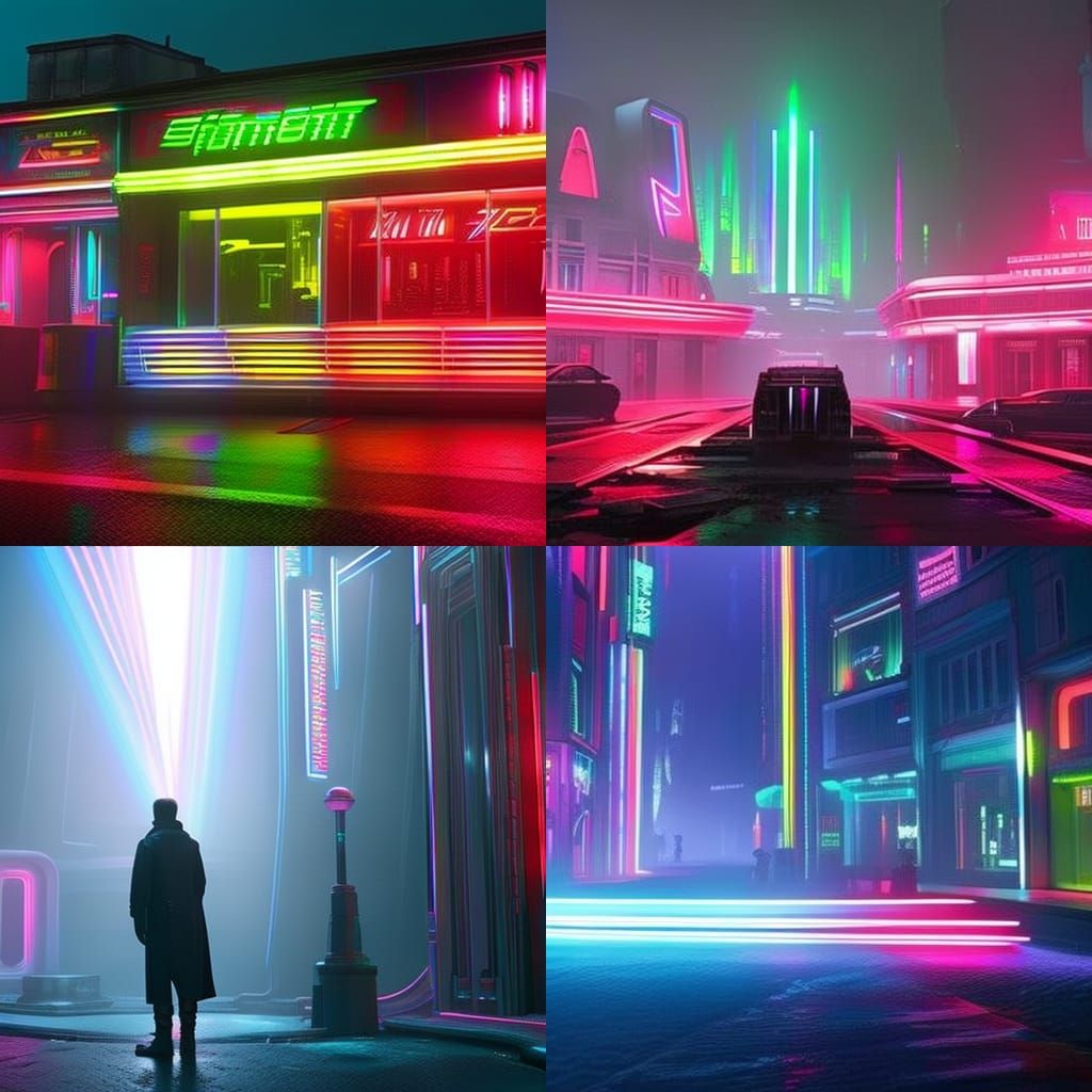 Cyberpunk Rainbows in Bath