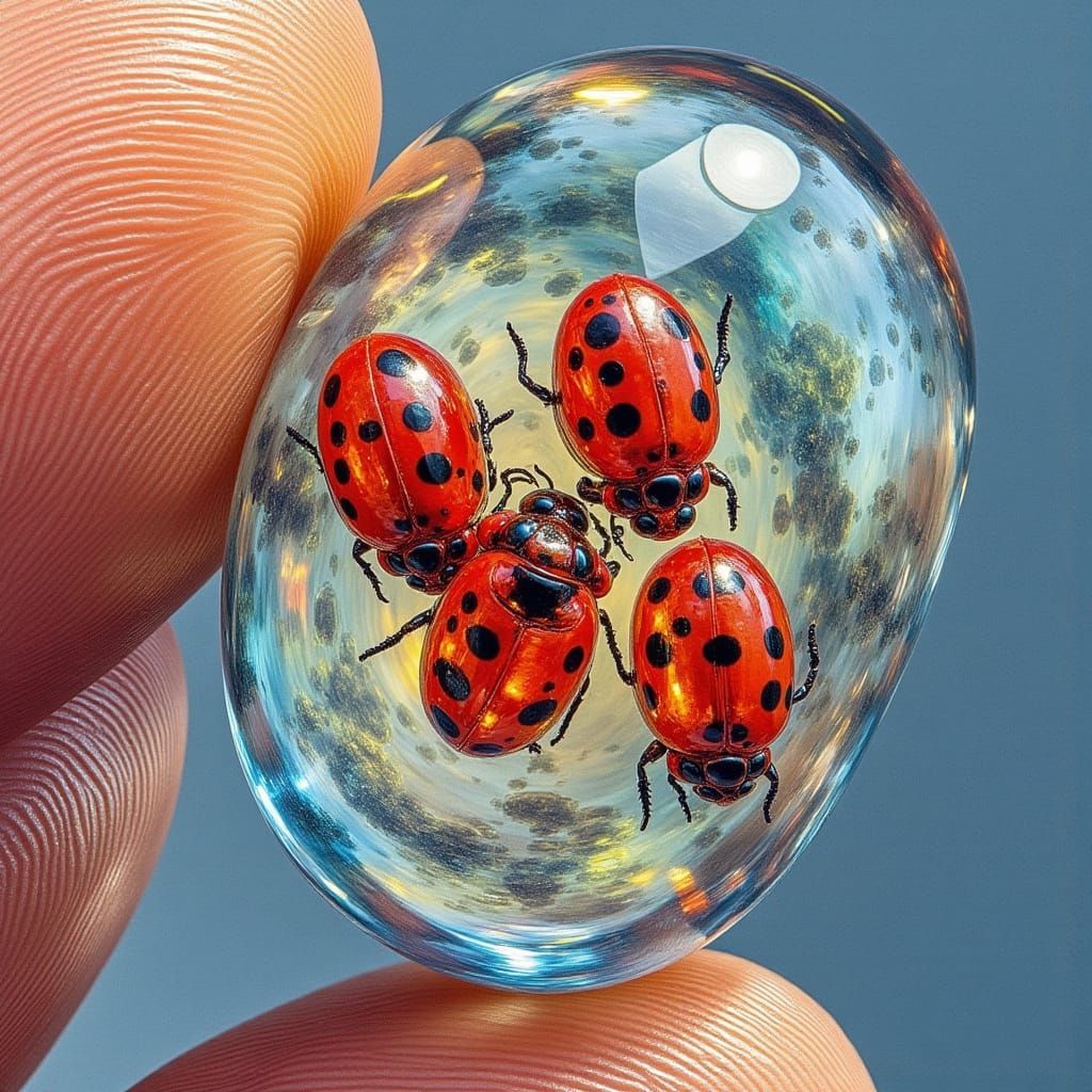 Ladybugs in Whimsical Gouache Capsules, a Vibrant Museum Mas...