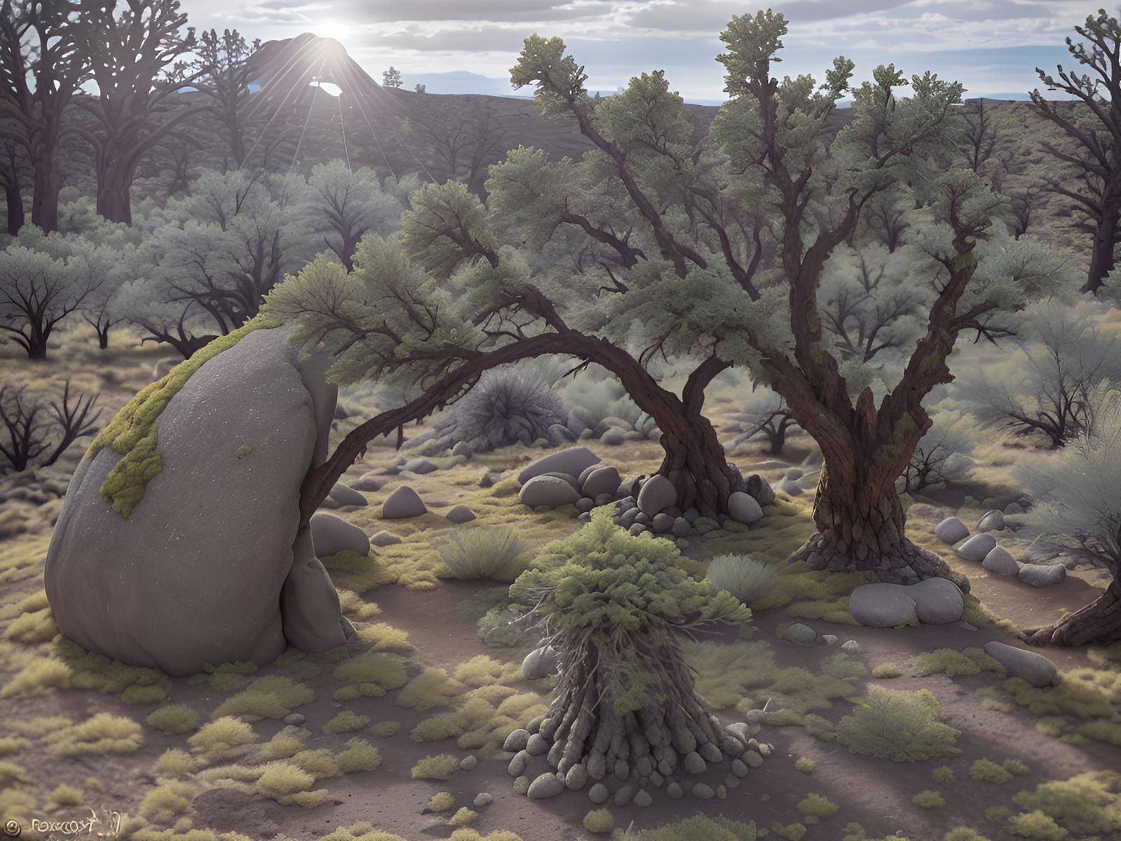 Neolithic Dolmen in Oregon High Desert