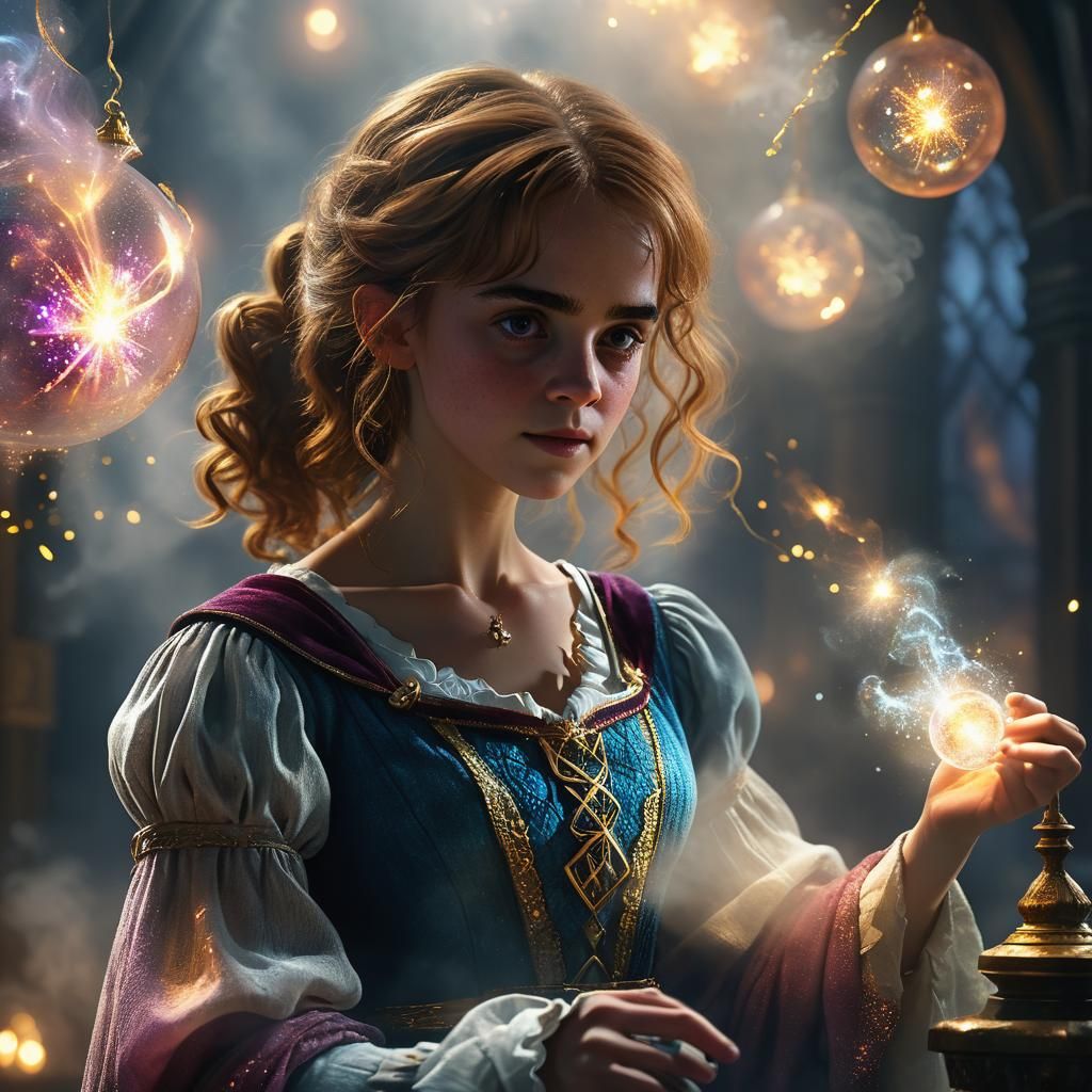 Hermione Granger at a Magical Ball
