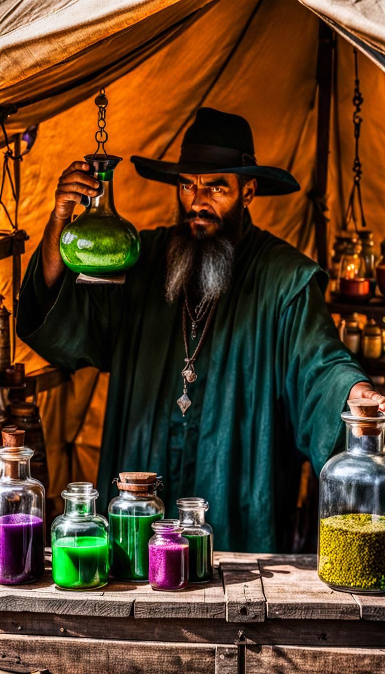 Potion Merchant's Tent at the Market