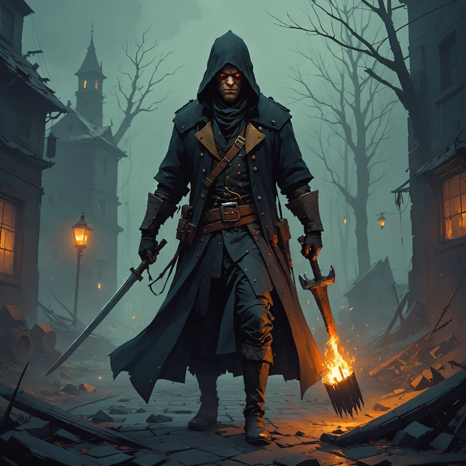 Dark Fantasy World in a Grim Atmosphere