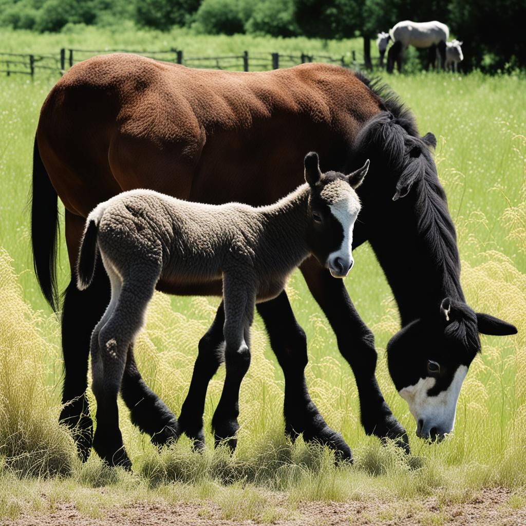 Mares, Does, Lambs: An AI Interpretation