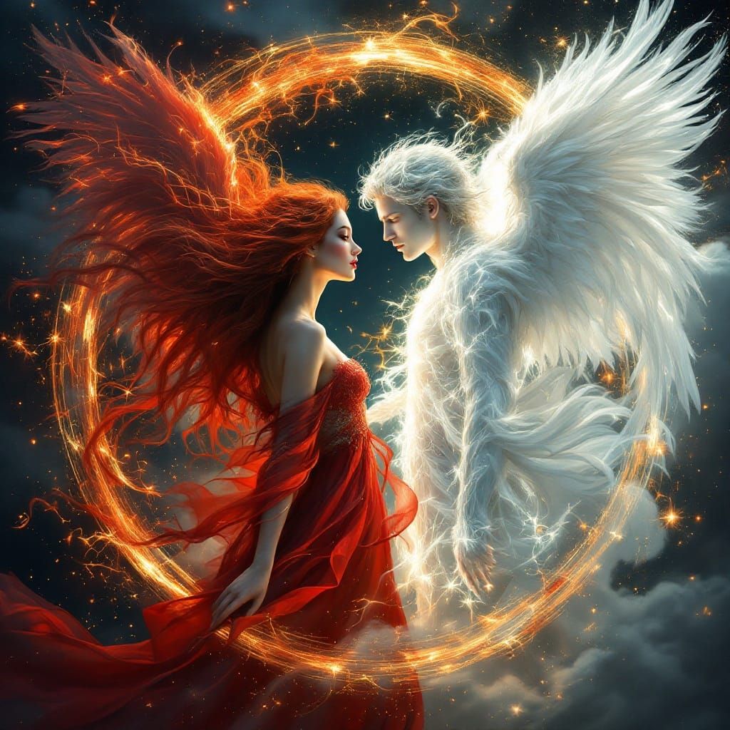 Ethereal Angel and Demon Duet