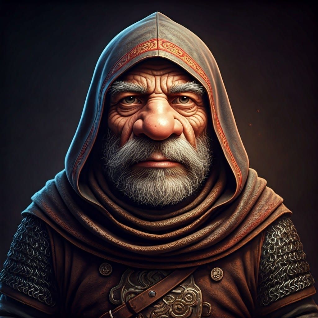 Mystical Gnome Warrior in Chain Mail