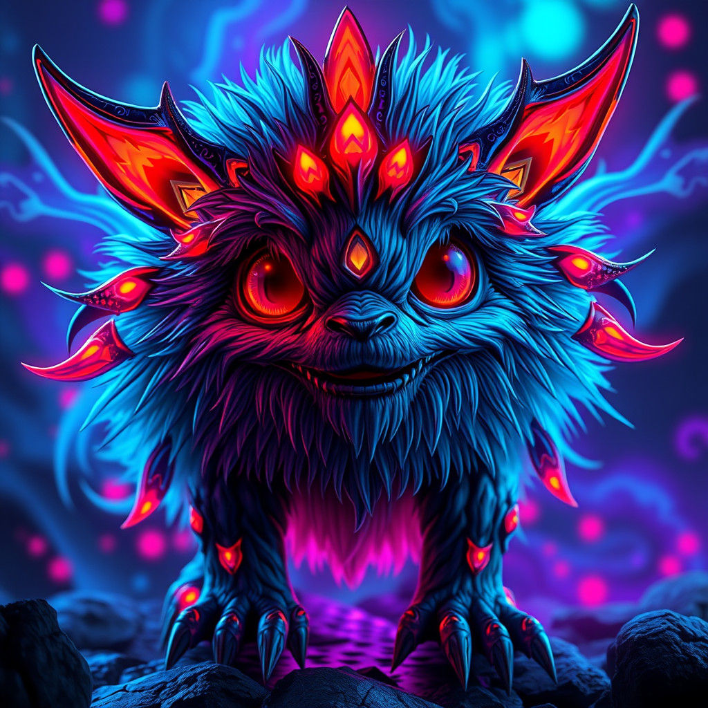 Whimsical Deadly Creature in Dark Fantasy Academia