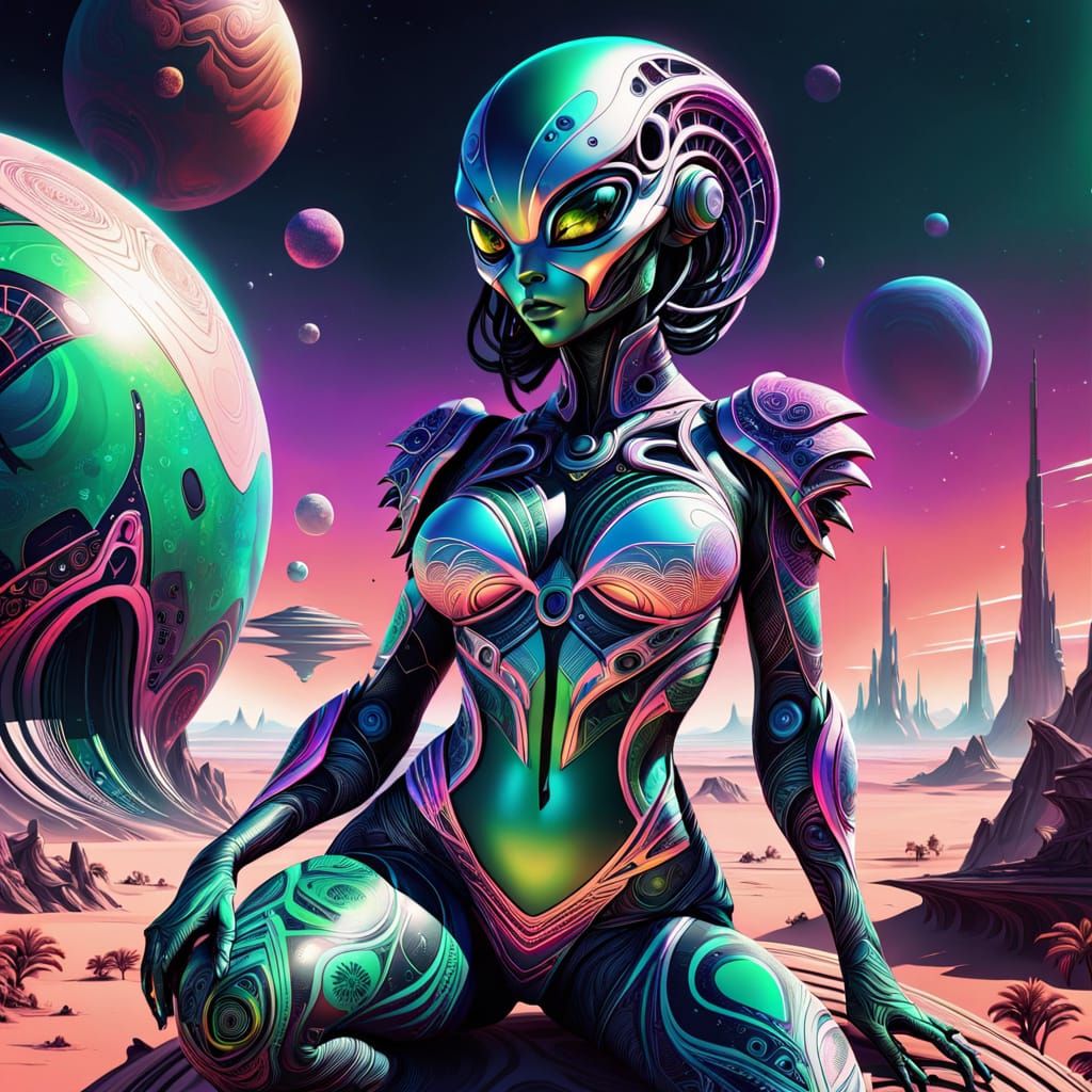 Alien Space Babe 09