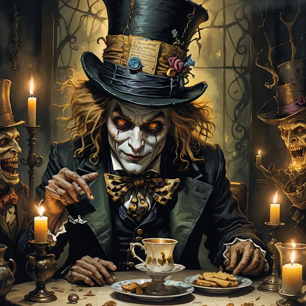 Menacing Mad Hatter's Twisted Tea Party