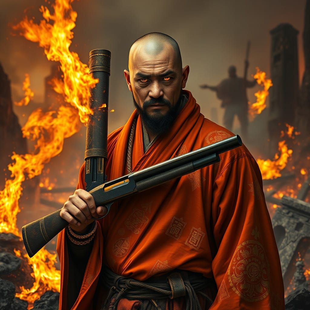 Warrior Amidst Inferno