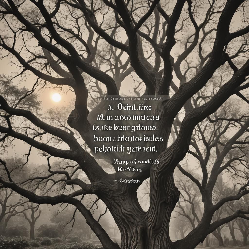 Cosmic Tree of Time: A Fantastical Matte Painting