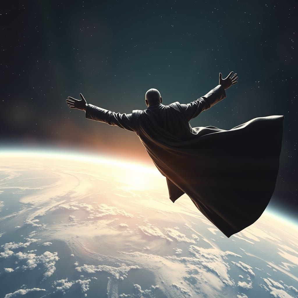 Doctor Doom Floats Ethereally Into Earth's Atmosphere