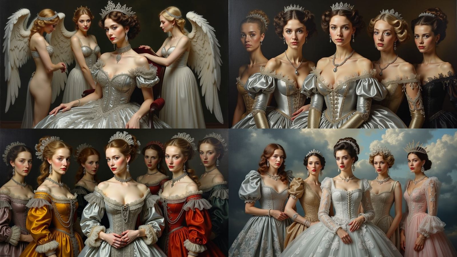 Angelic Optical Illusion in a Bygone Era