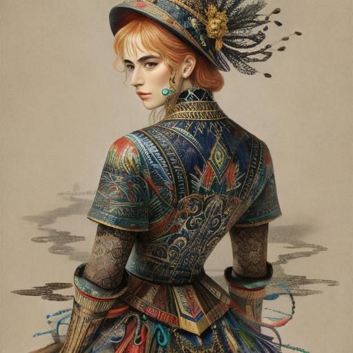 Abstract Art: An AI Interpretation of 'Kunst'