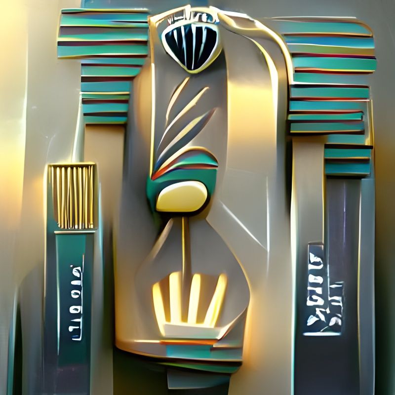 Art Deco Rafiki Character Design