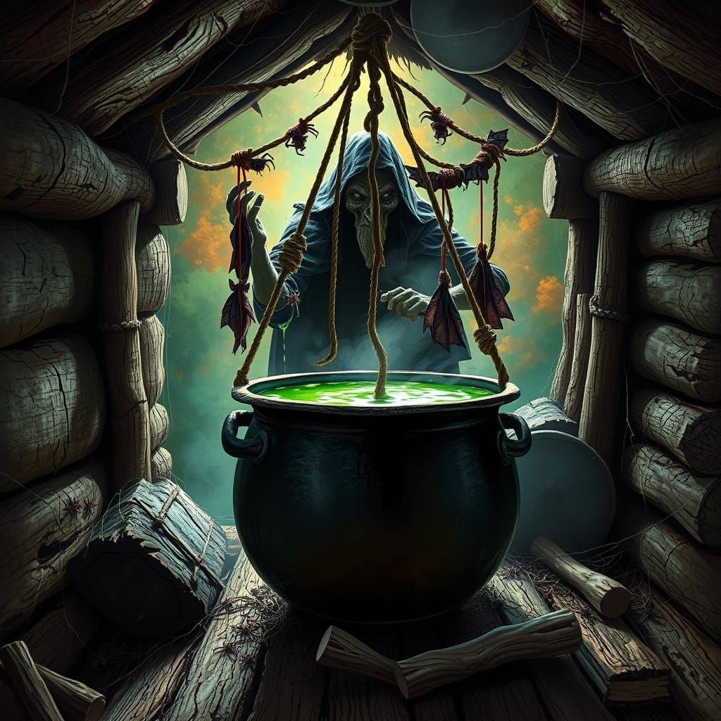 Surreal Witch's Lair Revealed in Splendid Detail