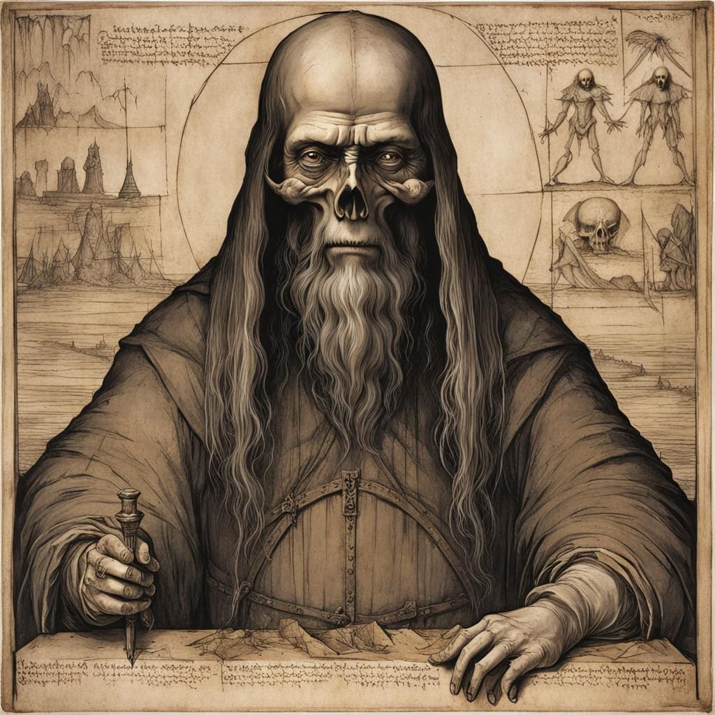 Grimdark Image in Renaissance Style