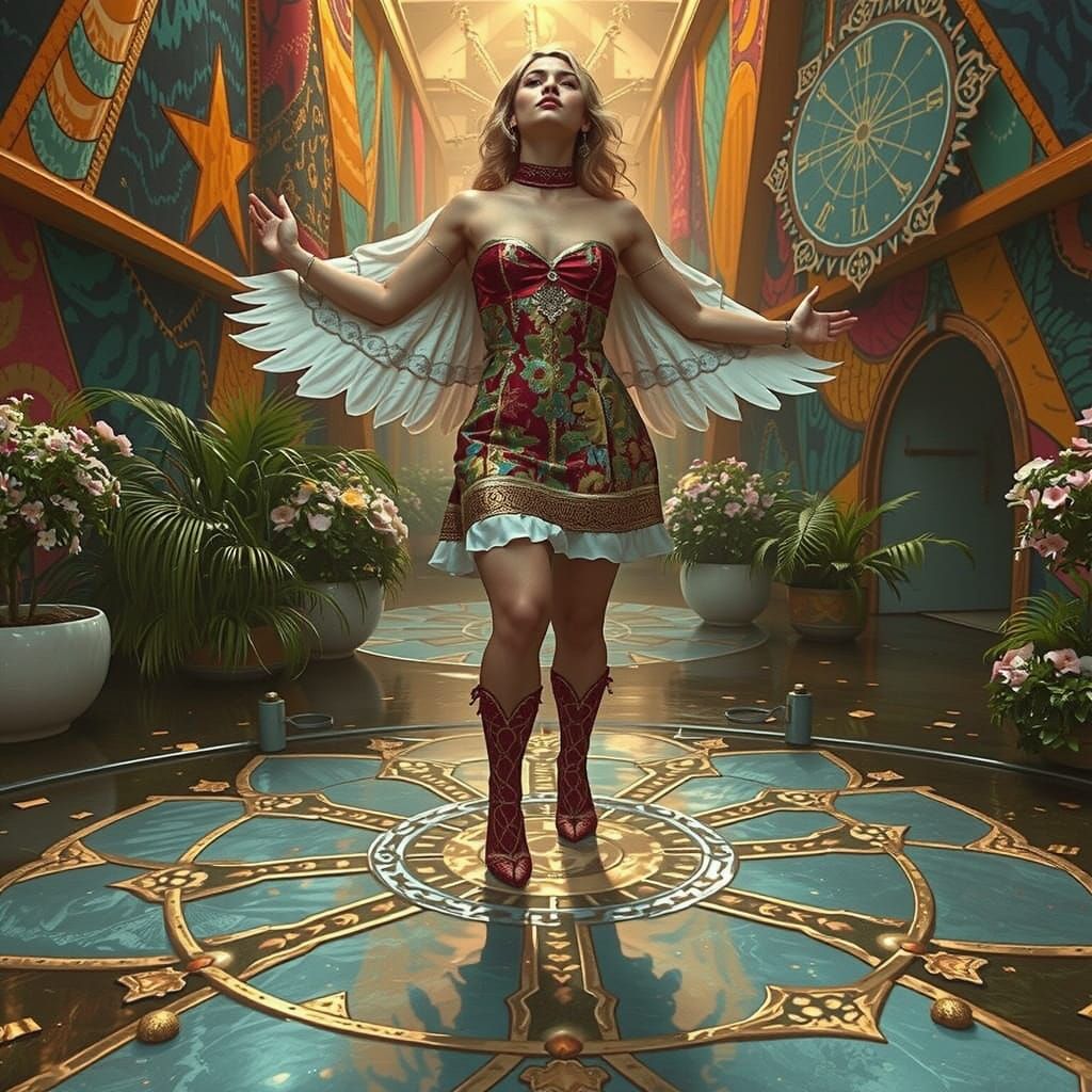 Ecstasy in Paradise: An AI Interpretation