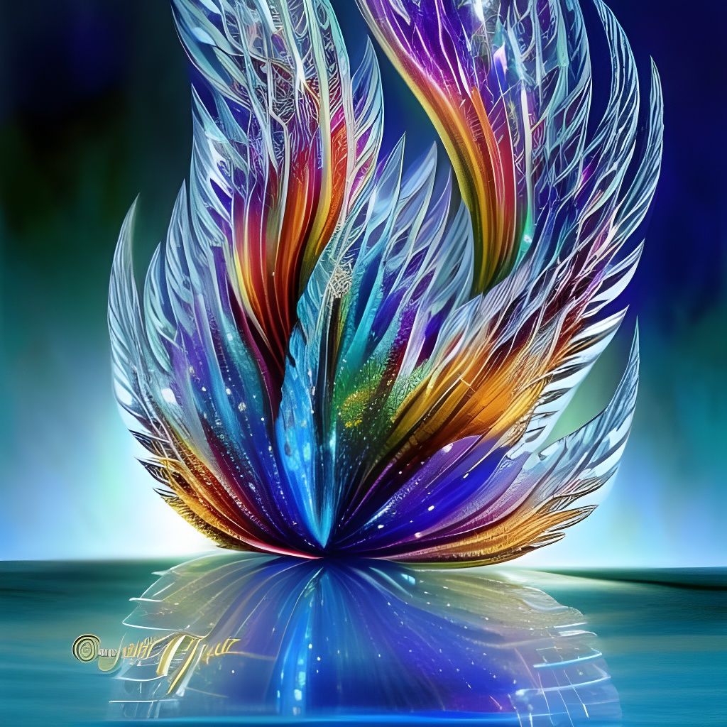 Vibrant Crystal Shop in Sunlight: Oil Painting Style