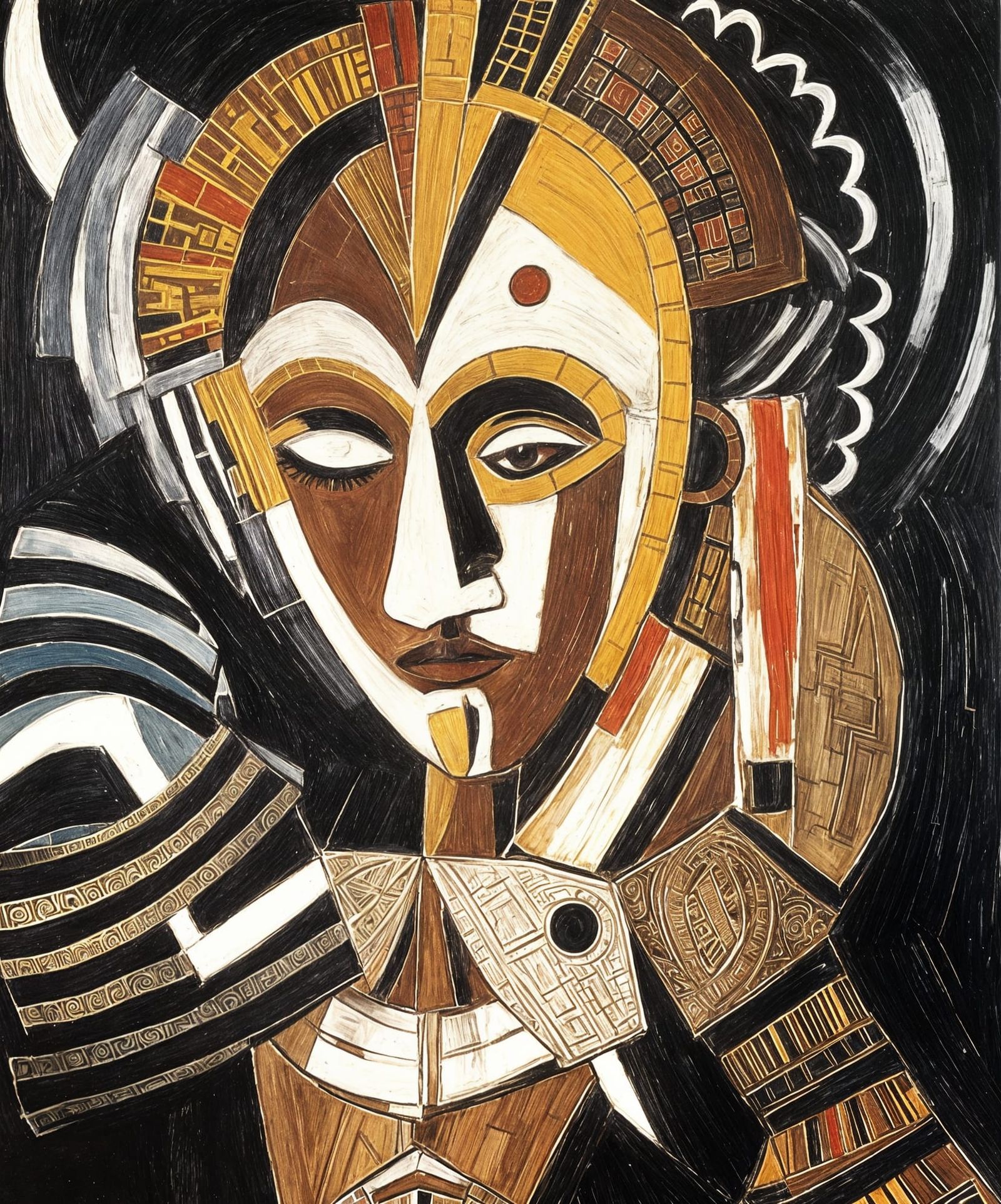 Les Fétiches

Loïs Mailou Jones
This depiction of an African...