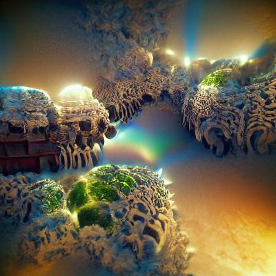 Organic Mandelbulber Fractal in Volumetric Lighting