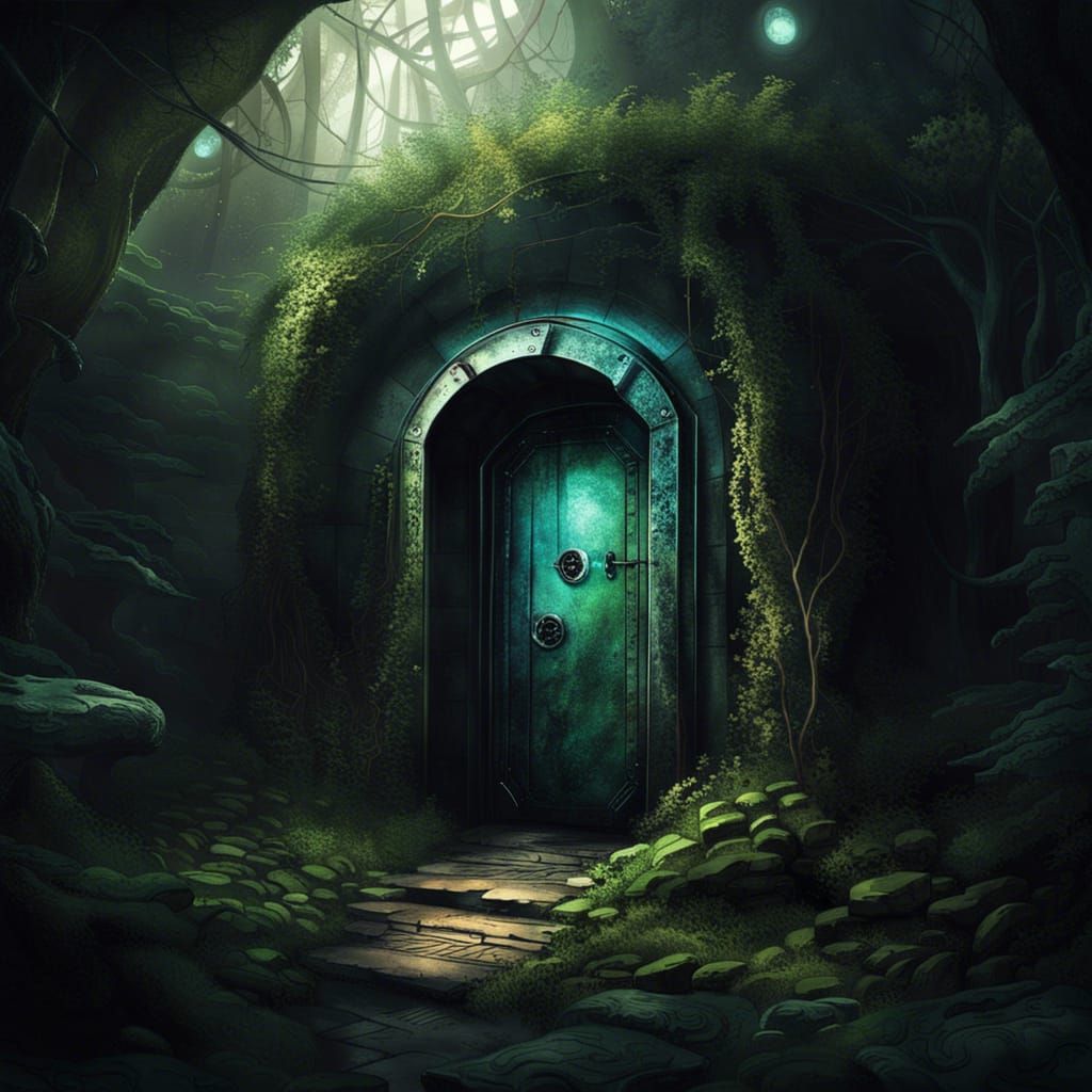 Secret Garden Portal to Dystopian Future