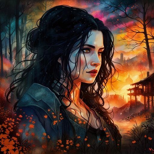 Yennefer Fantasy Rendering