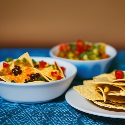 Delicious Nachos Captured with Professional Photography