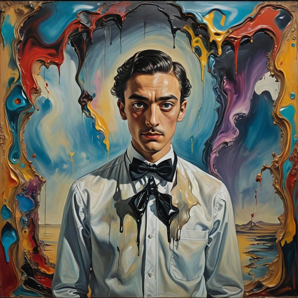 Surreal Melting Painting with Young Artist