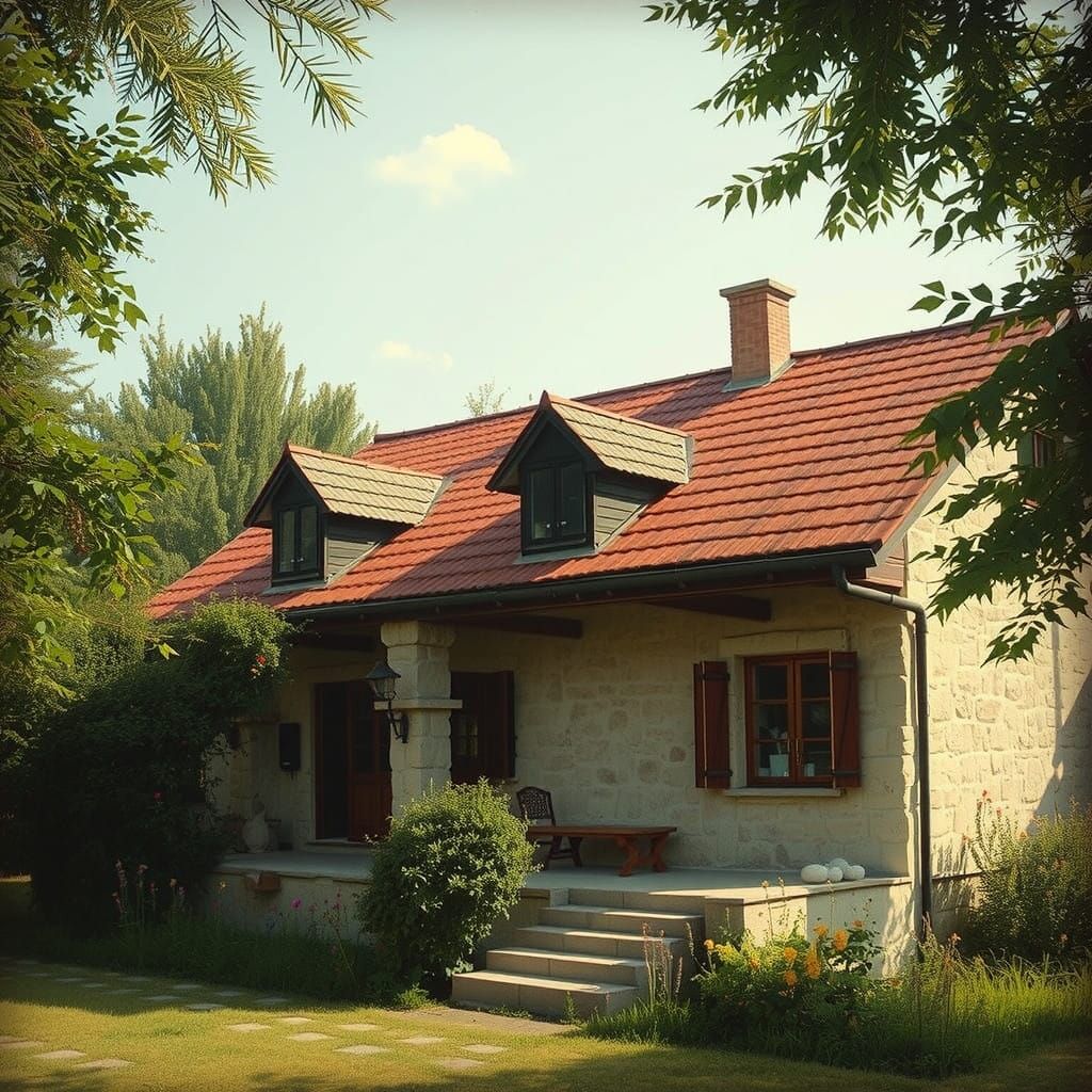 Vintage Serbian Villa with Rustic Charm