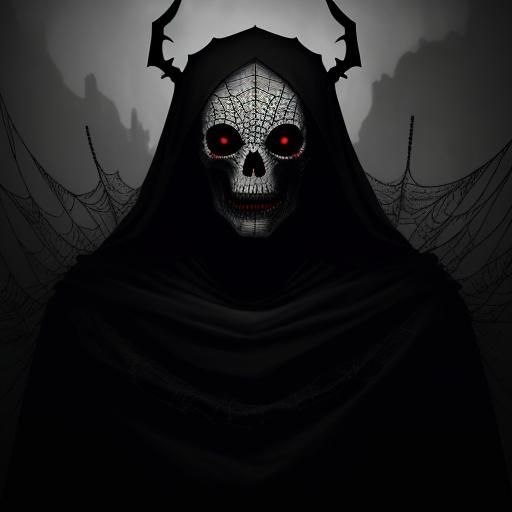 Spider Titan Portrait in Dark Fantasy Style