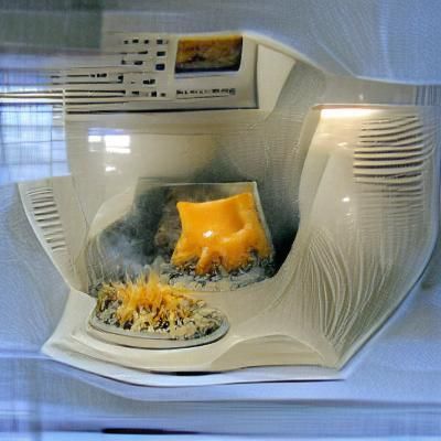 Melted Cheese Bowl Generated by AI
