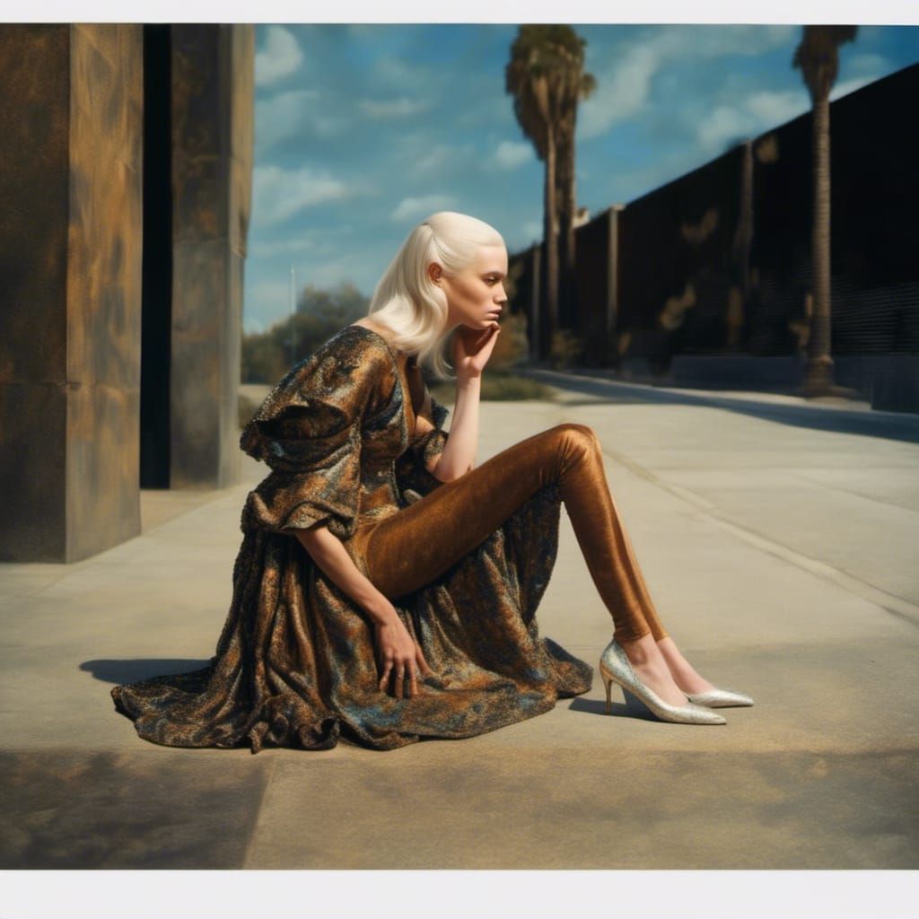 Historical Figures and Aliens Party in Hyperrealism