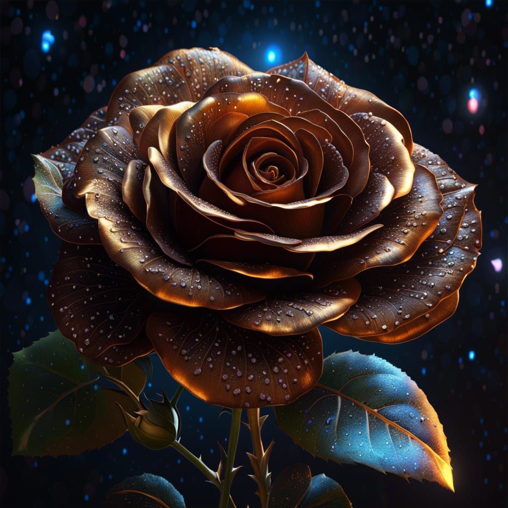Brown rose