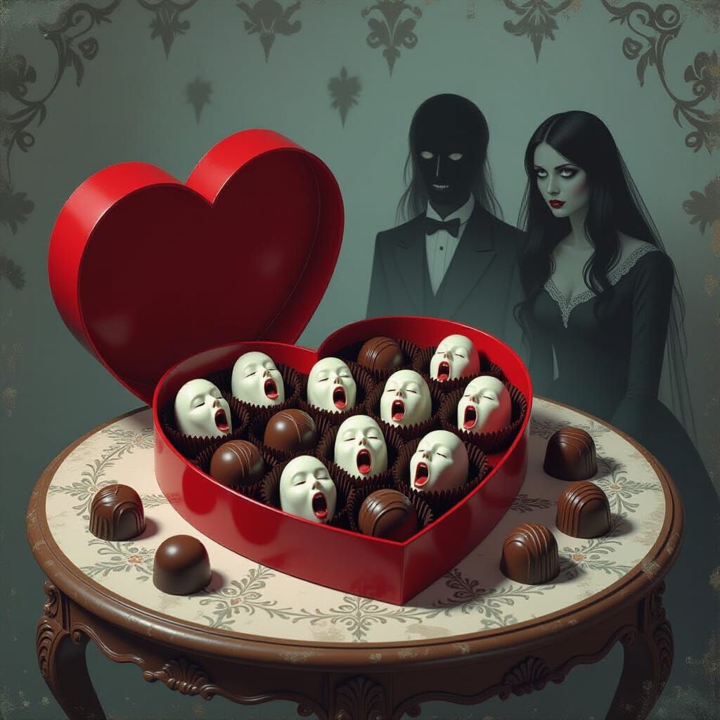 Haunted Chocolates Emerge as Spectral Lovers